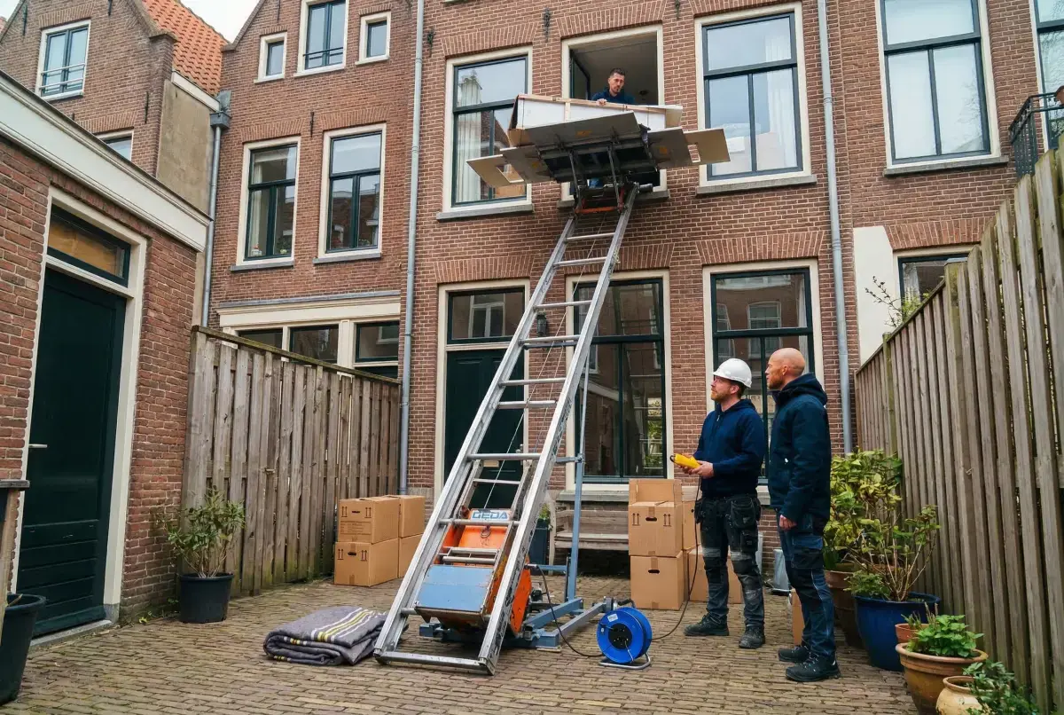 Team Verhuislift Huren Alphen aan den Rijn bij verhuislift