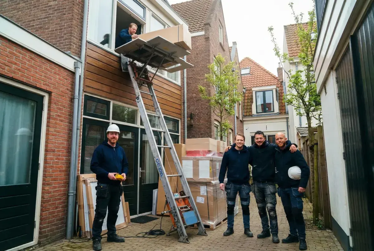 Team Verhuislift Huren Alphen aan den Rijn klaar voor spoedopdracht