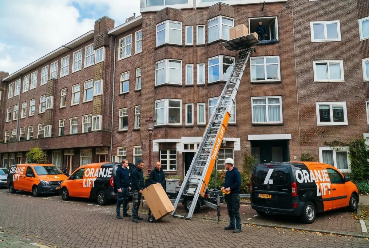 Verhuislift bij hoogbouw Alphen aan den Rijn